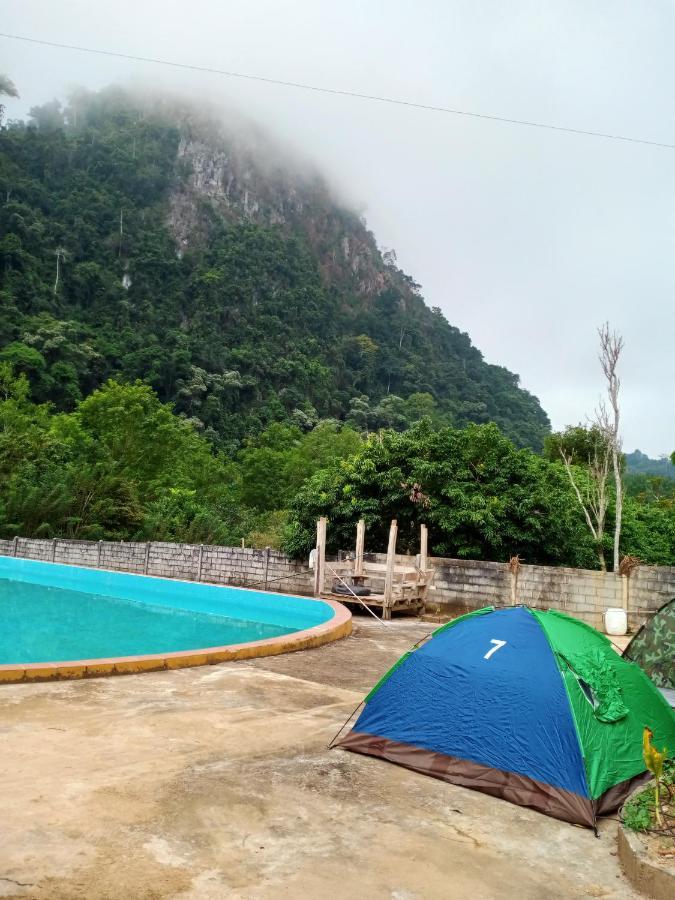 ホテル Nongkhiaw Campingsite Swimming Pool Ban Phathok エクステリア 写真