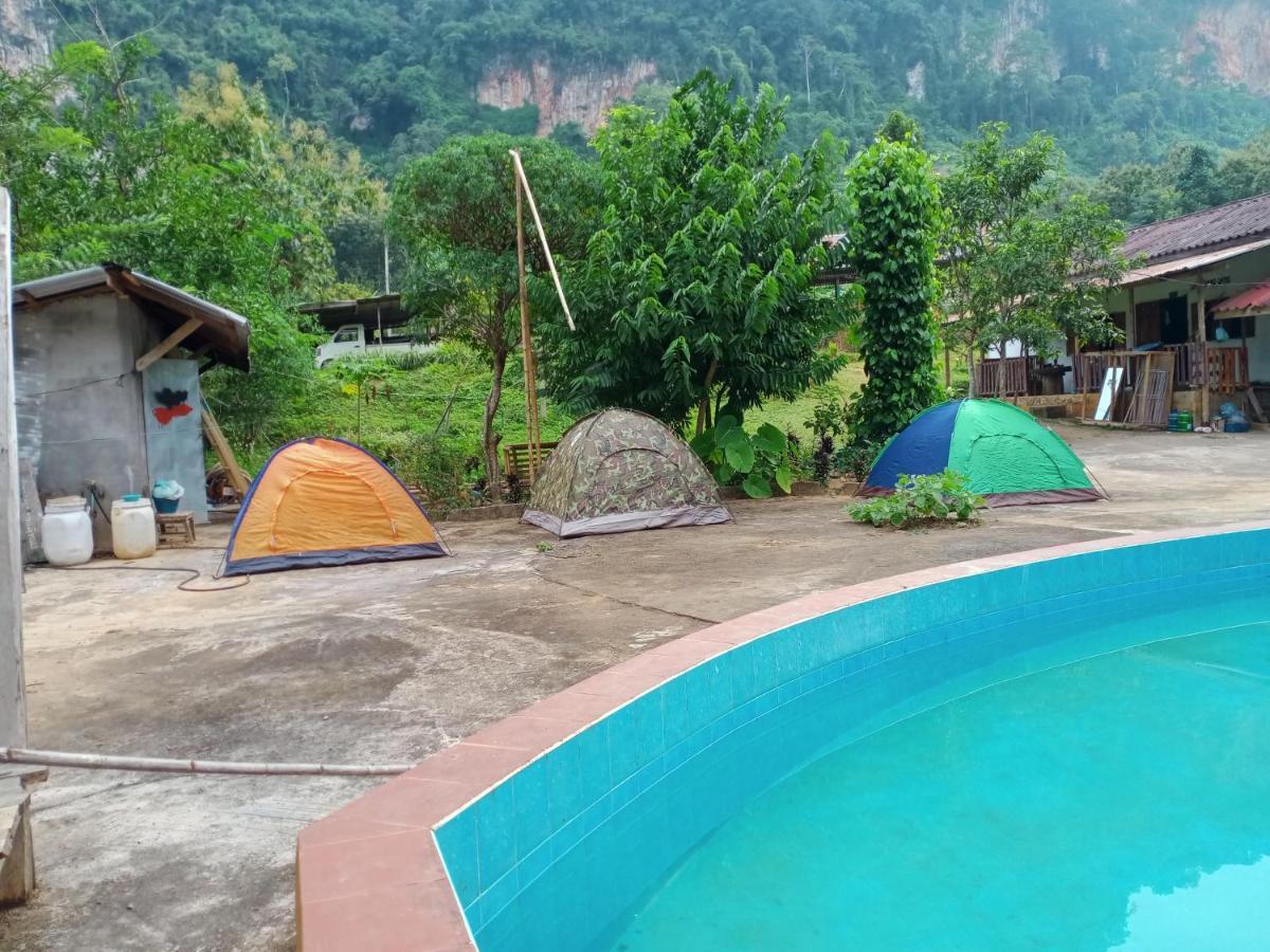 ホテル Nongkhiaw Campingsite Swimming Pool Ban Phathok エクステリア 写真
